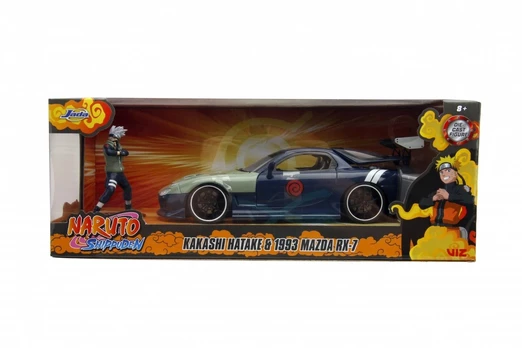 Jada Toys Važiuoklė su figurką Naruto 93 Mazda RX-7 1/24