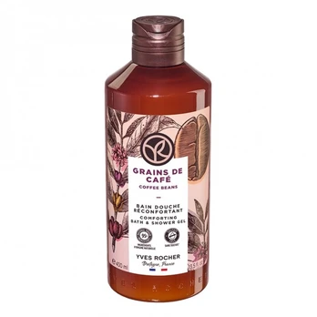 YVES ROCHER COFFEE BEANS vonios ir dušo želė, 400 ml