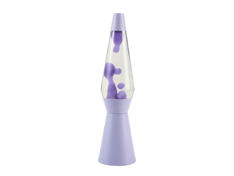 iTotal - Spaceship Lava Lamp - Pastel Purple - 40 cm