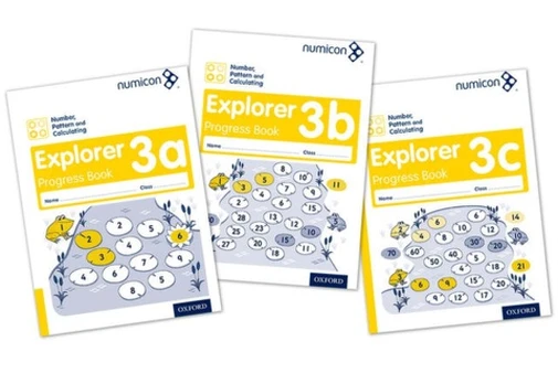 Numicon: Number, Pattern and Calculating 3 Explorer Progress Books ABC (Mixed Pack)
