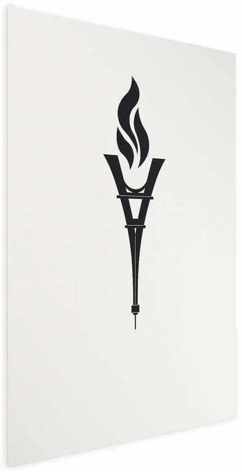 Artgeist Plakatas - Torch Shaped Like the Eiffel Tower