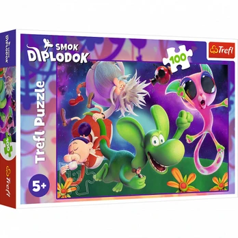 TREFL Diplodocus Dėlionė, 100 det.