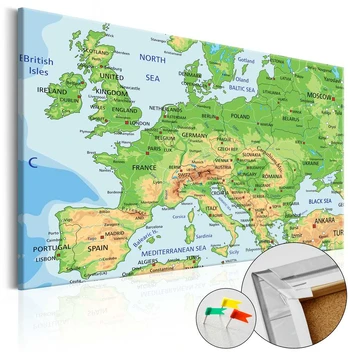 Artgeist Kamštinis paveikslas - Europe [Cork Map]