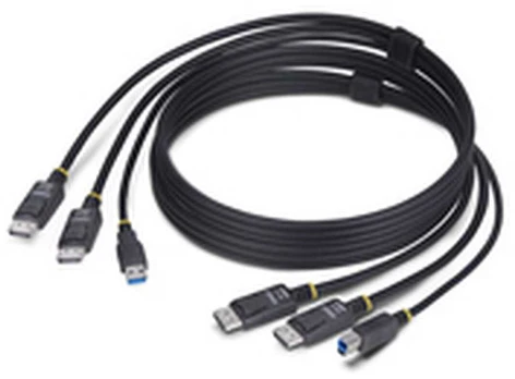 StarTech DDU1226-KVM-CABLE/1.8M DVIGUBAS DP/USB KVM KABELIS