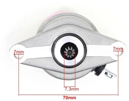 Other STARTER MOTOR ZIPP QUANTUM 50 2T 10z JT