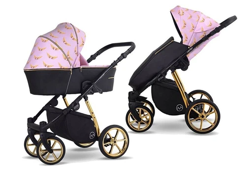 Universalus vežimėlis Lonex Pax Wings 2in1 07, Pink