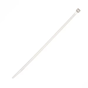 Tvirtinimo dirželis Elematic, poliamidas, balta, 200 mm x 4.8 mm