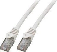 EFB EFB RJ45 Patchkabel U/UTP Cat.5e LSZH, baltas, 3m, AWG24/7