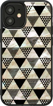 iKins case for Apple iPhone 12 mini pyramid black kaina