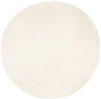Dirbtinis avikailio kilimas Balta 80 x 80 cm Poliesteris