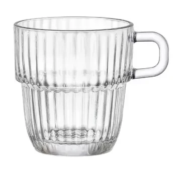 Puodelis BARSHINE, stiklas, 250 ml, H 8,5 cm, D 10,2 cm, vnt