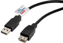 Kabelis USB Roline USB-A - 3 m Juodas (11.02.8960)