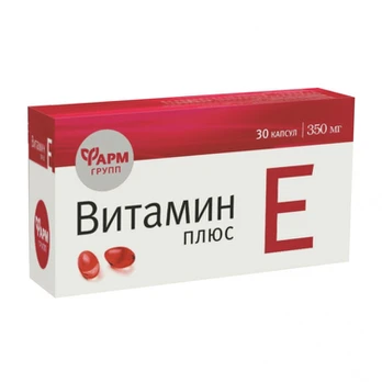 Vitaminas E Plus 90 mg, 30 kapsulių
