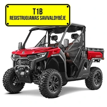 Bagis CFMOTO U10 PRO EPS T1 (mini traktorius) (Raudona)