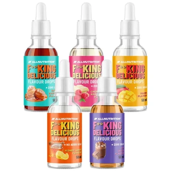 ALLNUTRITION Fitking Delicious Flavour Drops - 50ml Sausainiai