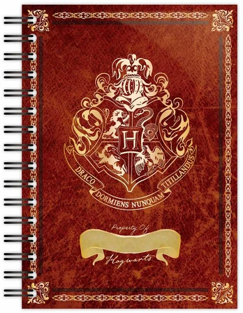 Blue Sky Studios Harry Potter Hogwarts A5 notebook