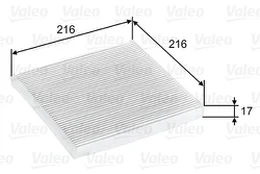 Filtras, salono oras VALEO 698796