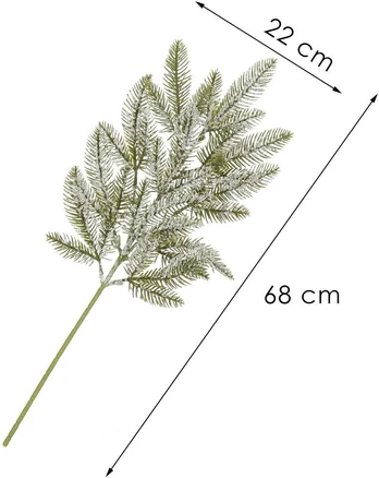 Kalėdinė šakelė dirbtinis lapas dekoracija Springos CA1313 68 cm