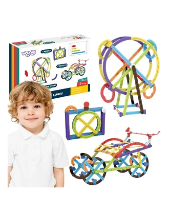 WOOPIE Mathematical Construction Blocks 3D Educational 155 pcs