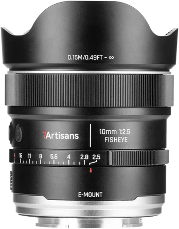 Fotoaparato objektyvas – 7Artisans AF 10 mm F2.5 Sony E MAX