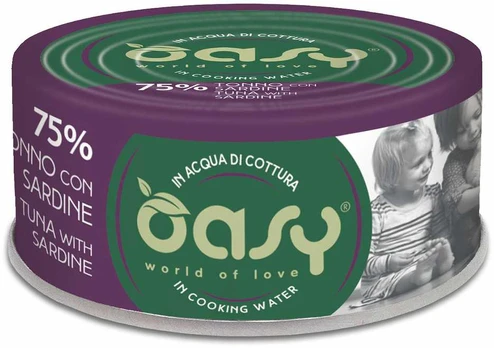 Oasy More Love Tuna with Sardine 70gr