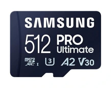 SAMSUNG 512GB PRO Ultimate microSD kortelė