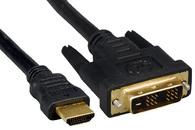 MicroConnect HDMI - DVI-D (7m) - 7 m - HDMI - DVI-D - Juodas - Male/Male