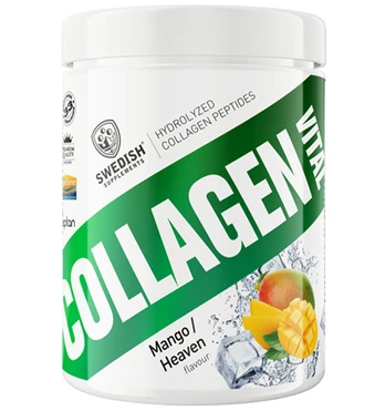 Swedish Supplements Collagen Vital, Elderberry-Raspberry, 400 g
