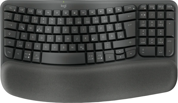 Klaviatūra Logitech WAVE KEYS verslui-GRAPHITE/DEU 2.4GHZ/BT CENTRAL 419-B2B
