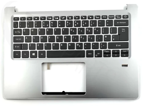 Acer SF314 Keyboard (UK-ENGLISH) BL & Upper Cover (Sidabrinis)