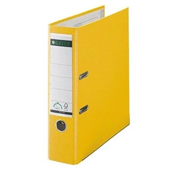 Leitz 180 ° svirtis A4 80mm geltona (10105015)