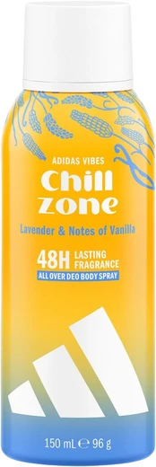 Kūno dezodorantas Adidas Vibes Chill Zone, 150 ml