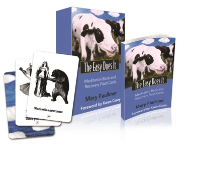 Easy Does it Meditation Book and Recovery Flash Cards