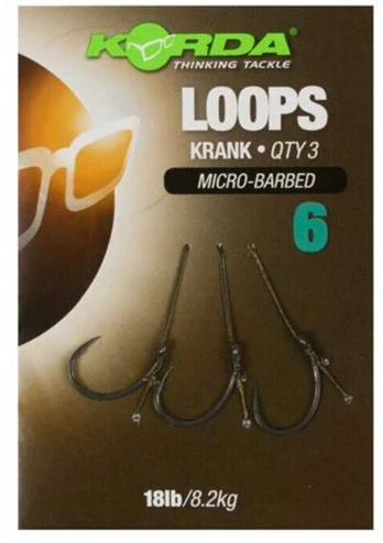Surišti pavadėliai Korda Loop Rigs Krank