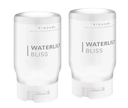 Kinuami Foaming body soap Vanduo lily - calming, 2x250 ml