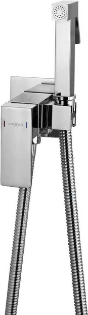 Bidė dušelio komplektas Mexen Cube, Chrome