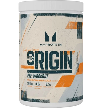 Myprotein Origin Pre-Workout, Orange Mango Soda, 600 g