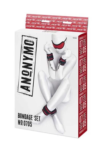 Toyfa Anonymo bandage set, polyester, red
