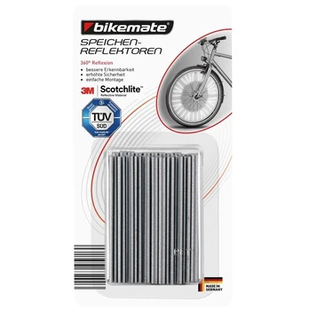 BIKEMATE dviračio stipinų atšvaitai, 36 vnt