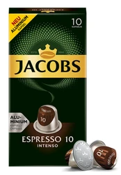 Kavos kapsulės Jacobs Espresso 10, Nespresso aparatui, 10 kaps., 52g kaina