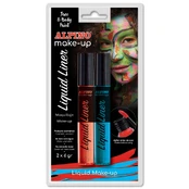 Veido dažai ALPINO Liquid liner blue+red kaina