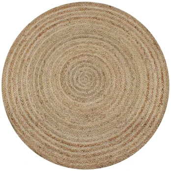 Kilimas, pintas džiutas, 120cm, apvalus