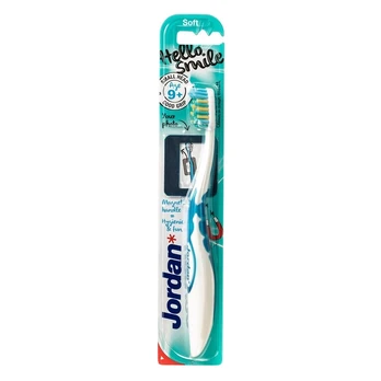 Vaikiškas dantų šepetėlis 9+ JORDAN HELLO SMILE
