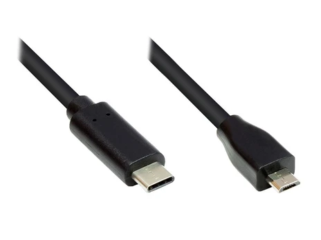 Good Connections USB2.0 Kabelis Micro B-C schw. 3m