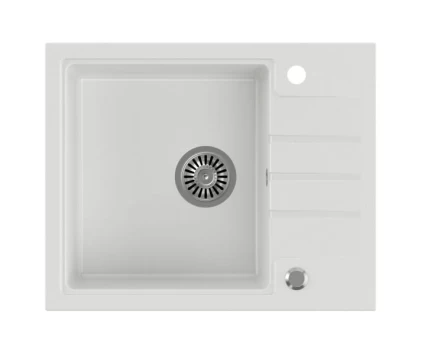 Virtuvinė plautuvė Quadron PETER 116 HCQP6250BIK, balta