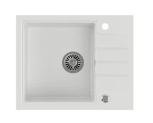 Virtuvinė plautuvė Quadron PETER 116 HCQP6250BIK, balta kaina
