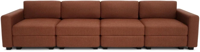 Citysofa 4 vietų modulinė sofa GRACIA - Terakota