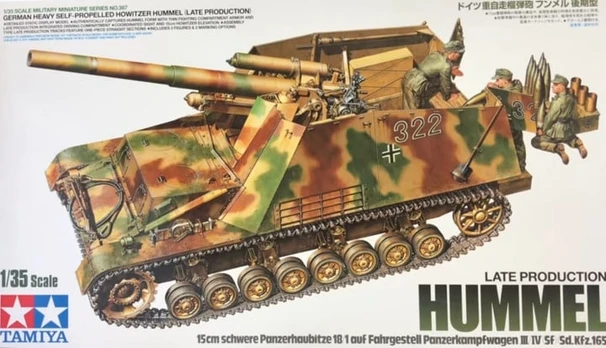 Tamiya – Sd.Kfz.165 Hummel (vėlyvas), 1/35, 35367