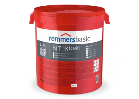 Hidroizoliacija Remmers BIT 1K basic, bituminė, 10-30L