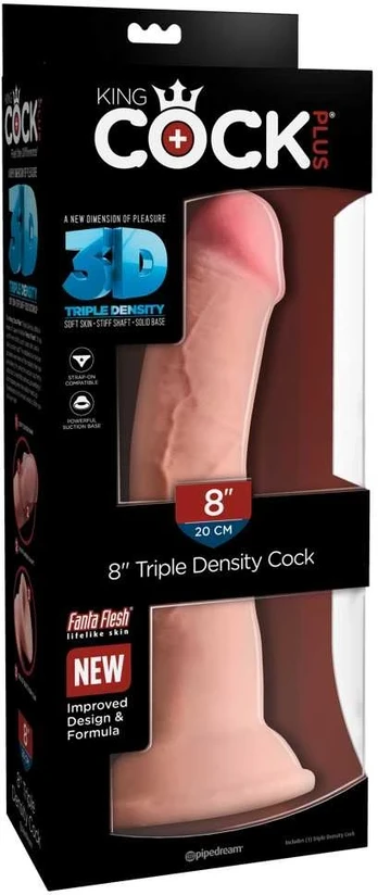 Dildo KINGCOCK TRIPLE DENSITY 24,1 cm